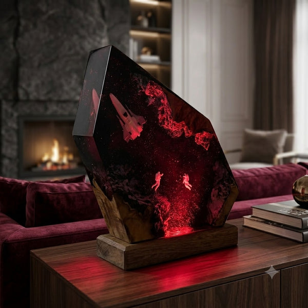 Lampe Astronautes en Chute Libre