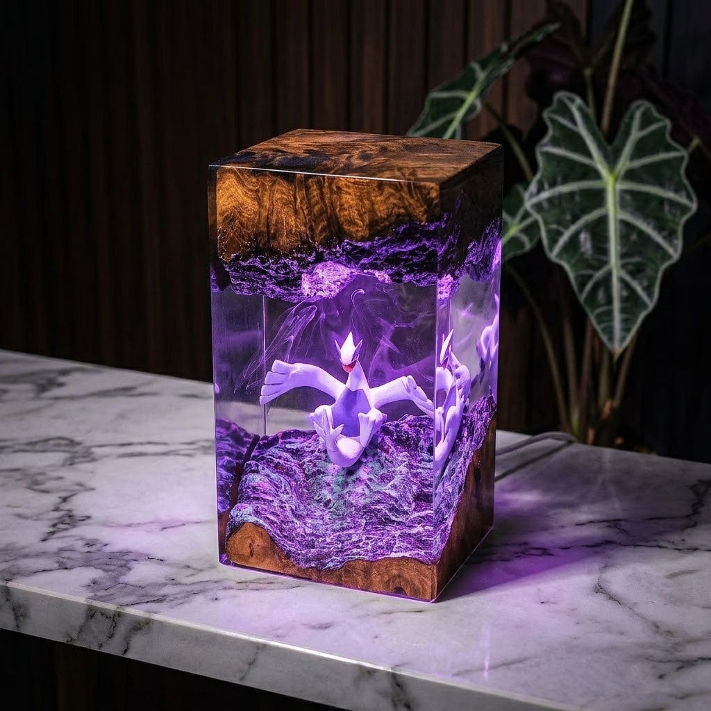 Lampe Grand Oiseau Blanc des Mers