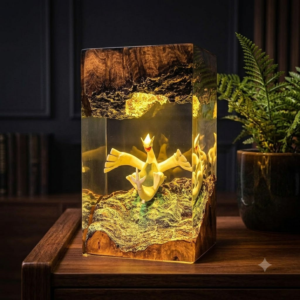 Lampe Grand Oiseau Blanc des Mers