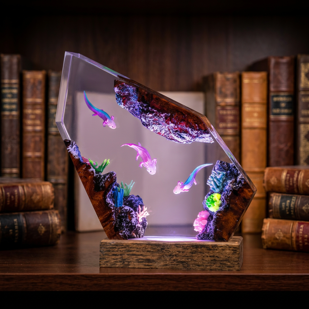 Lampe Trois Axolotls