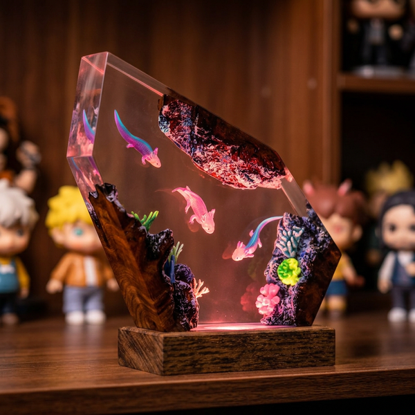 Lampe Trois Axolotls