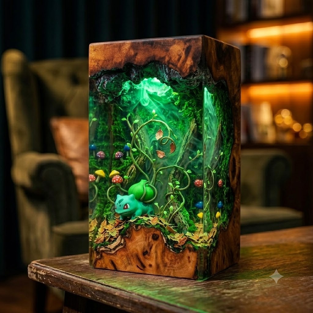 Lampe Reptile Vert de la Forêt