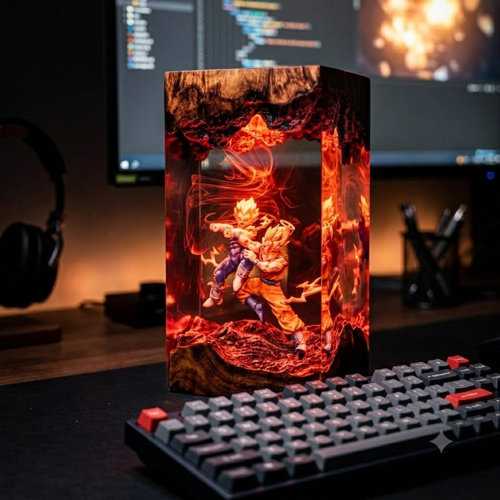 Lampe Duel de Guerriers Saiyan