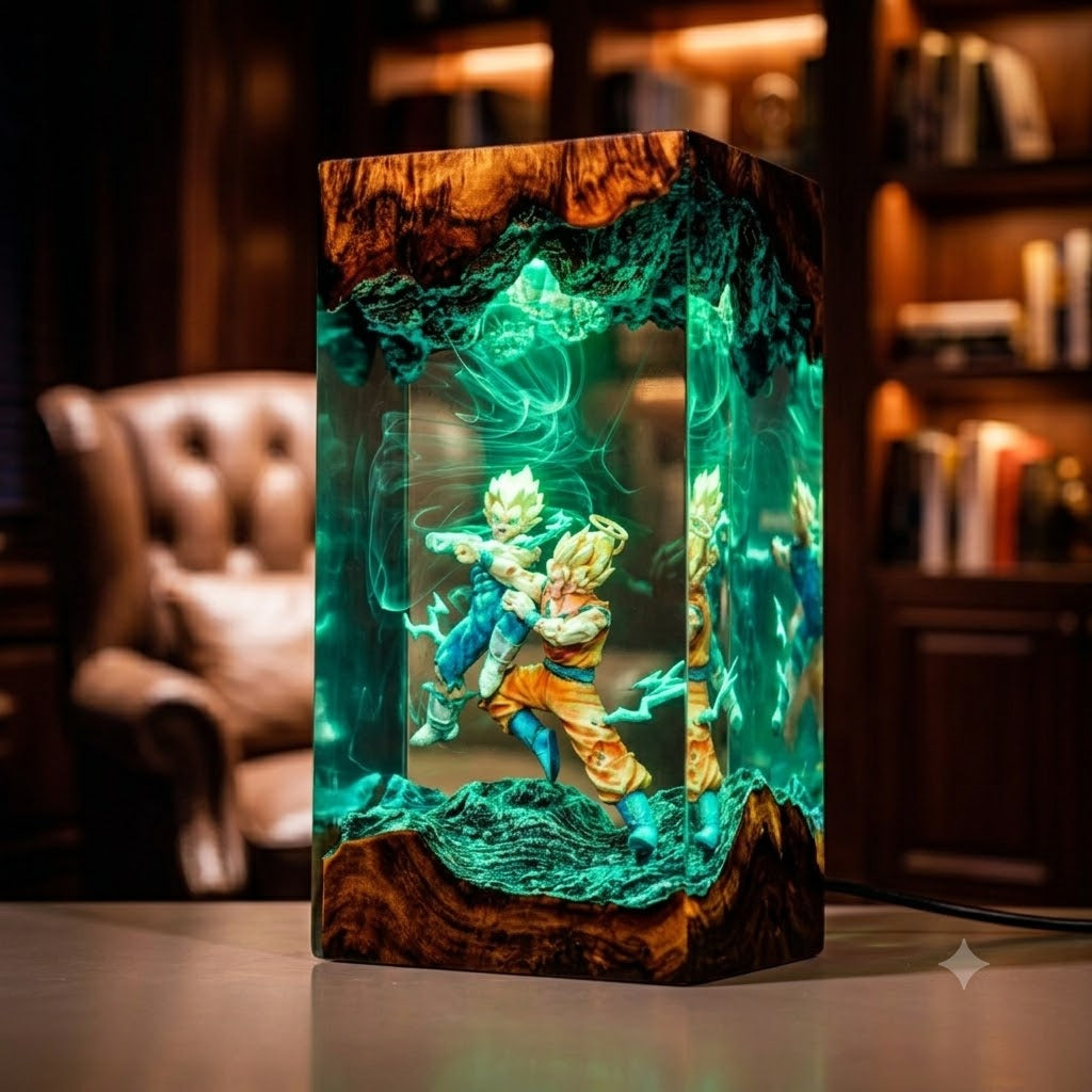 Lampe Duel de Guerriers Saiyan