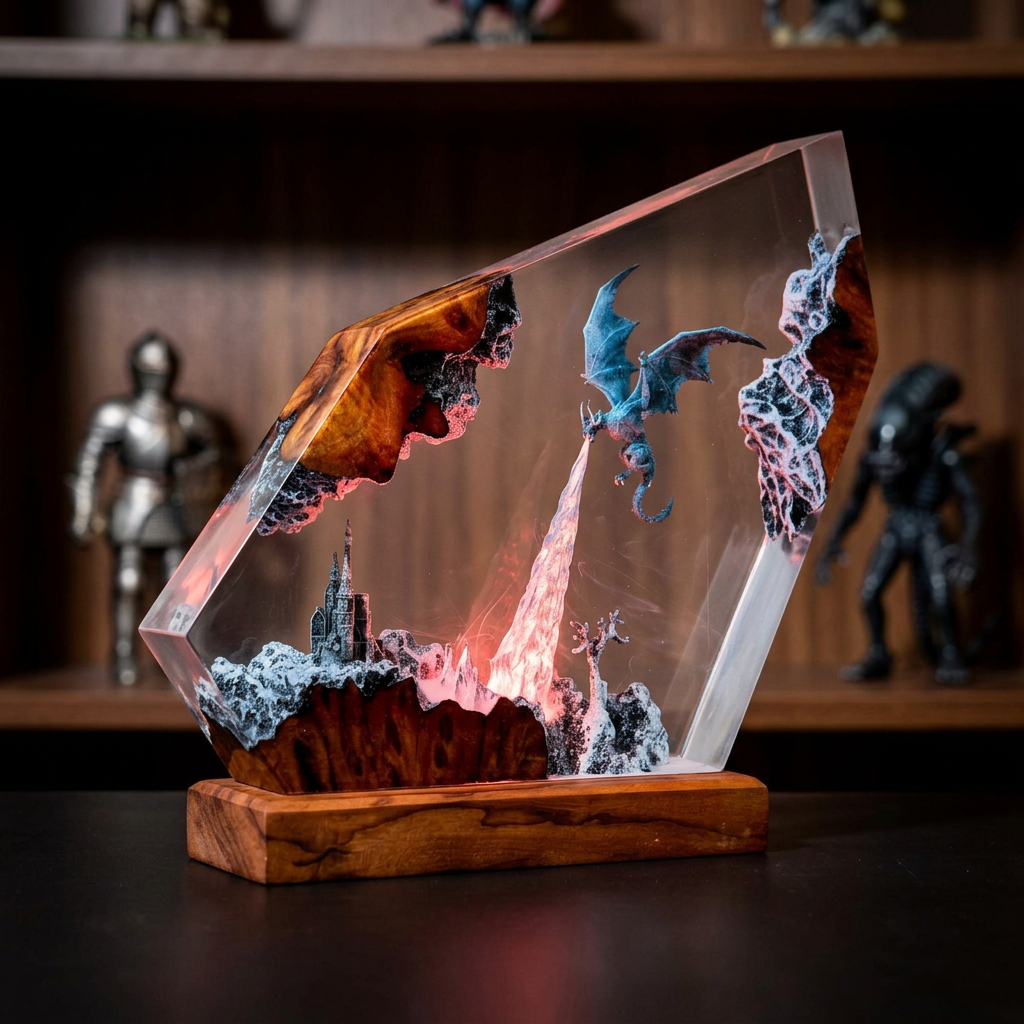 Lampe Le Dragon de Glace