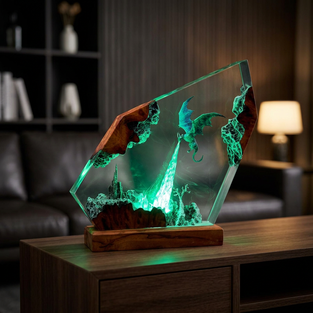 Lampe Le Dragon de Glace