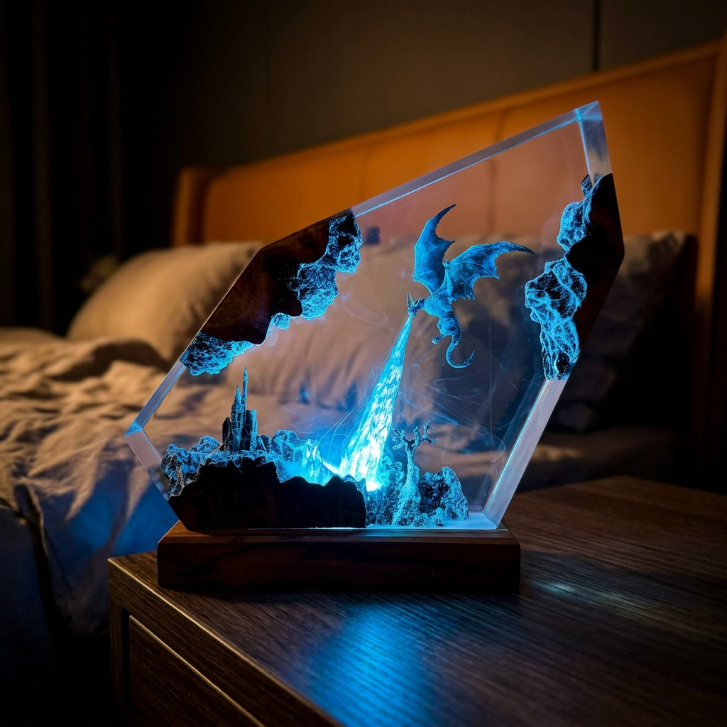 Lampe Le Dragon de Glace