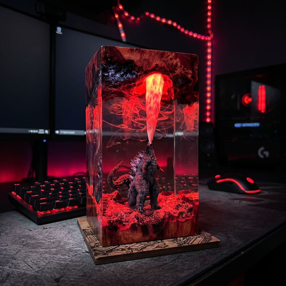 Lampe Créature Kaiju