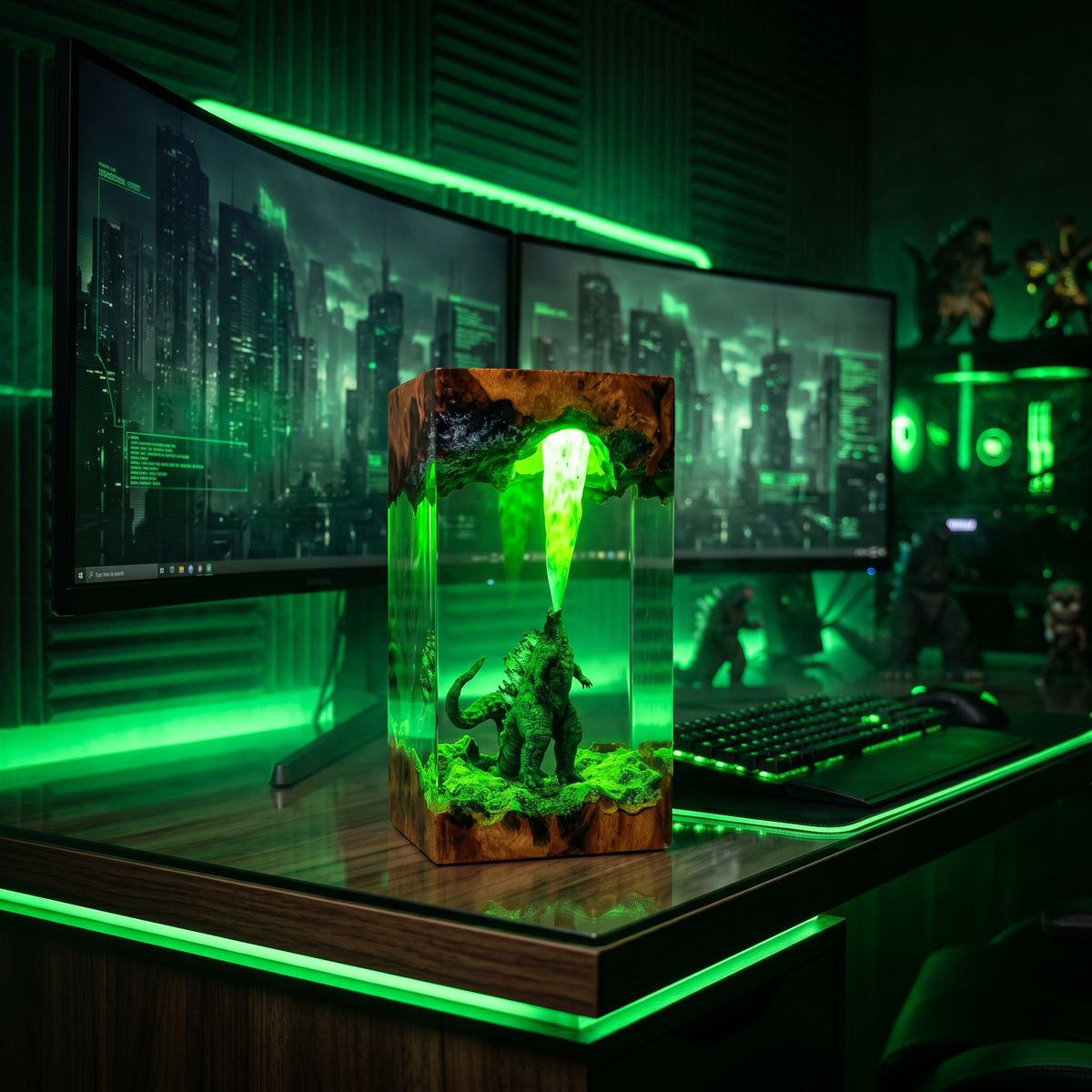 Lampe Créature Kaiju