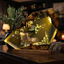 Lampe Jeune Sorcier en Vol