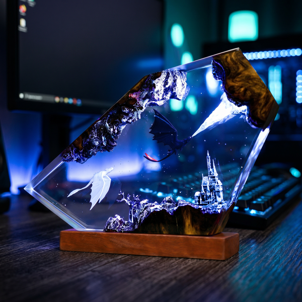 Lampe Dragon Furie Nocturne et Furie Eclair