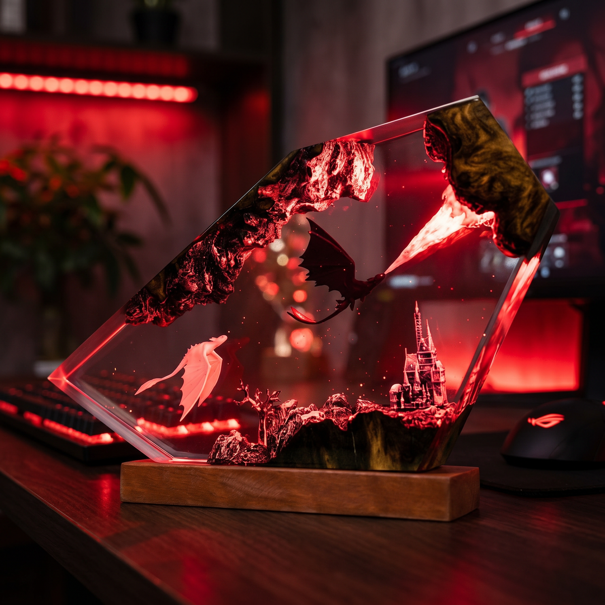 Lampe Dragon Furie Nocturne et Furie Eclair