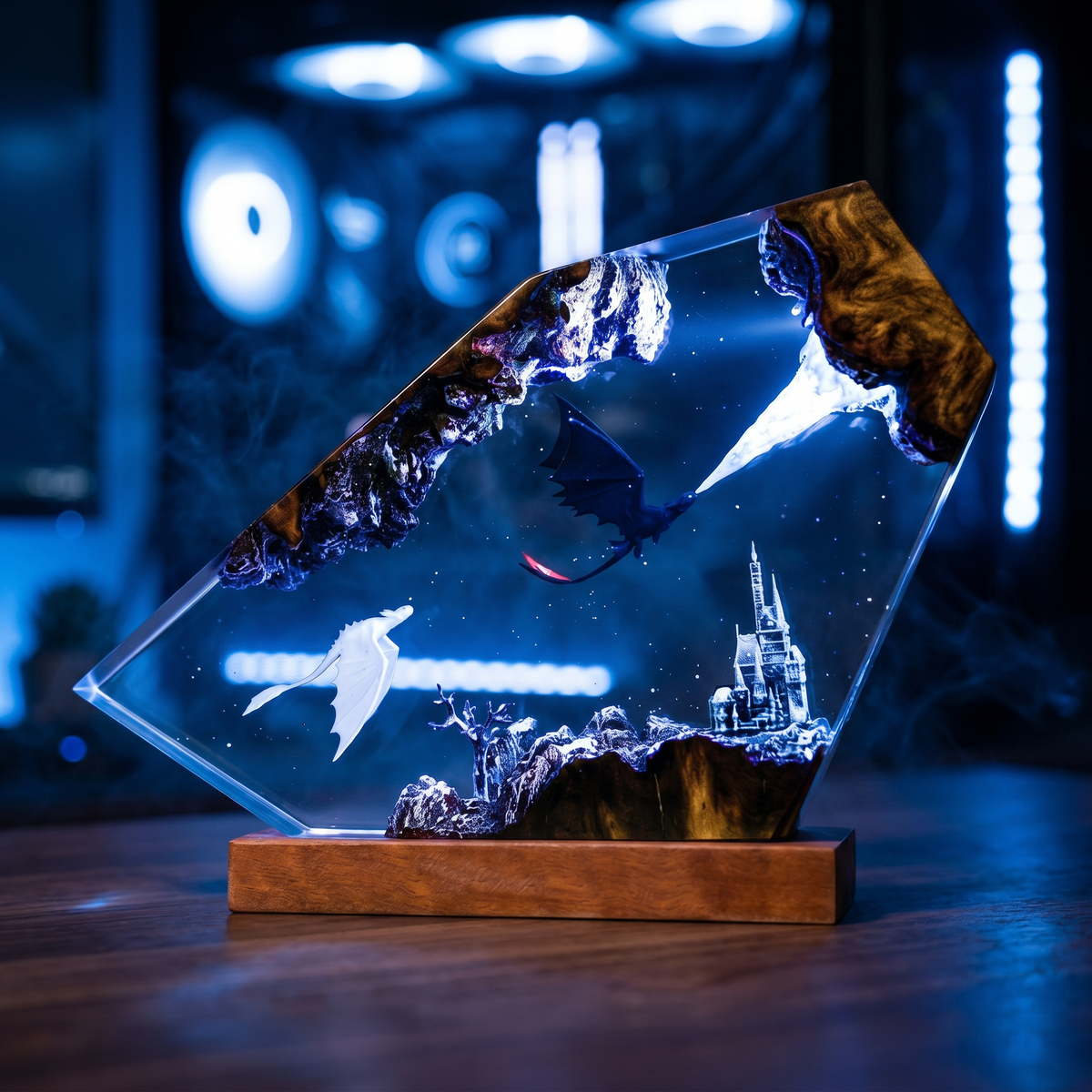 Lampe Dragon Furie Nocturne et Furie Eclair