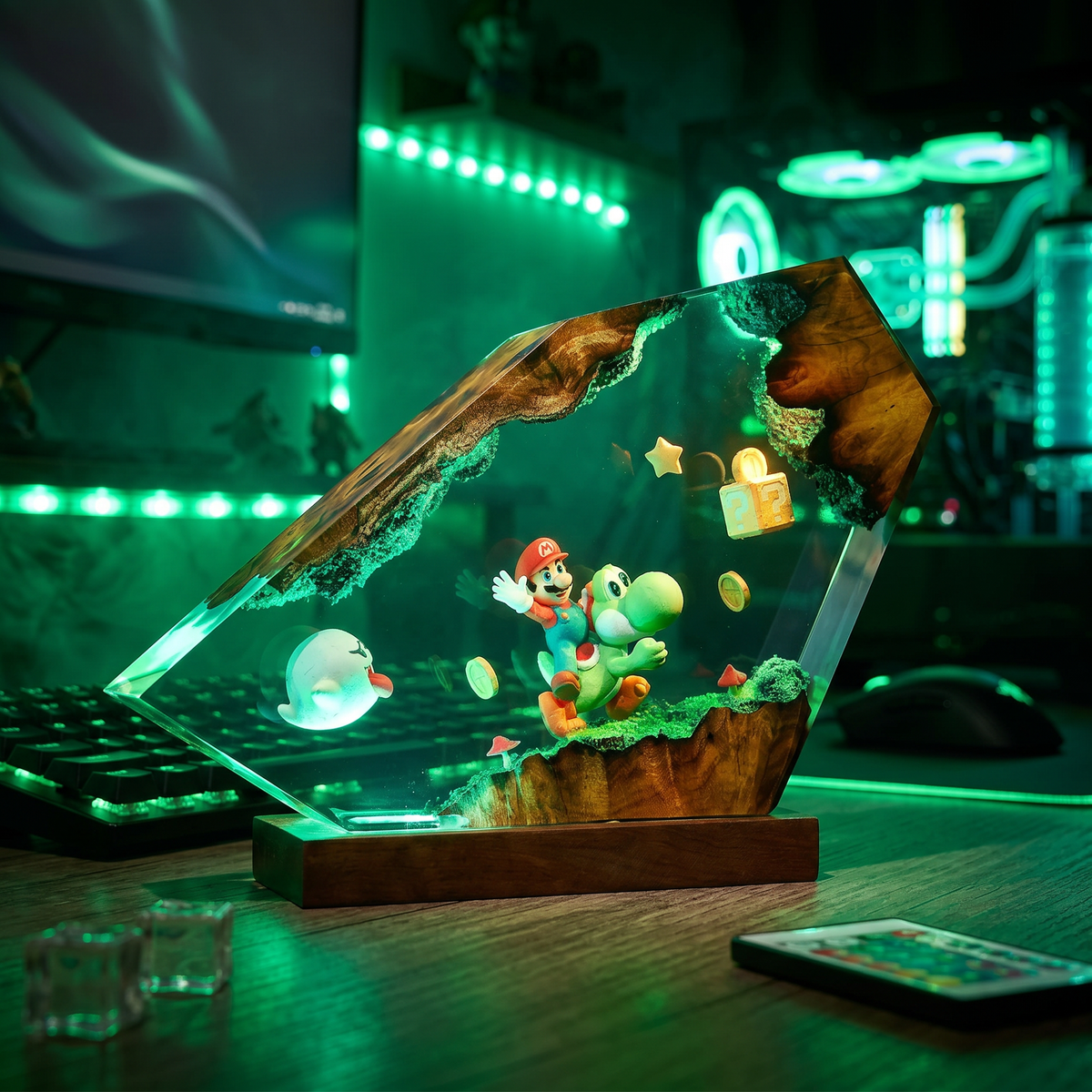 Lampe Plombier et Lézard Vert Image principale du produit