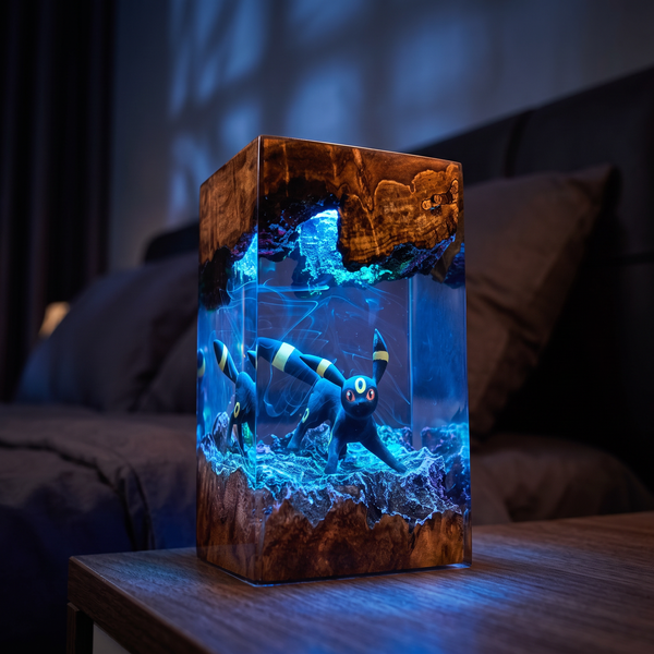 Lampe Créature Noire Nocturne