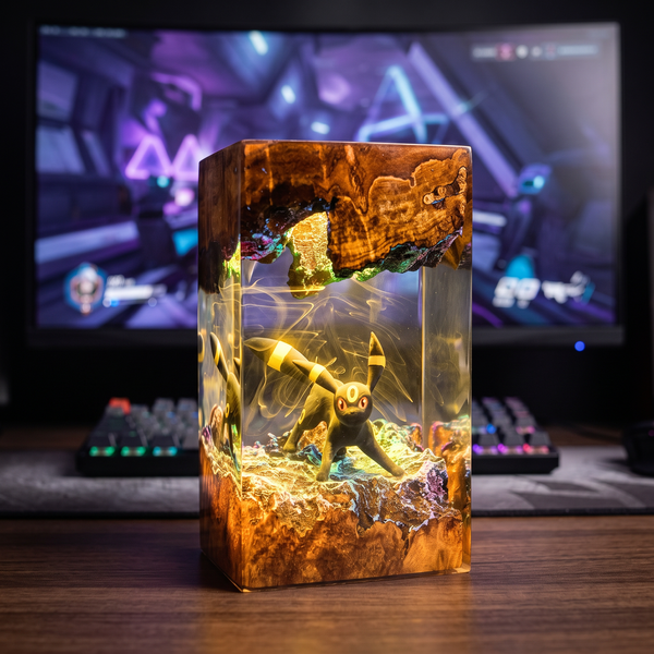 Lampe Créature Noire Nocturne