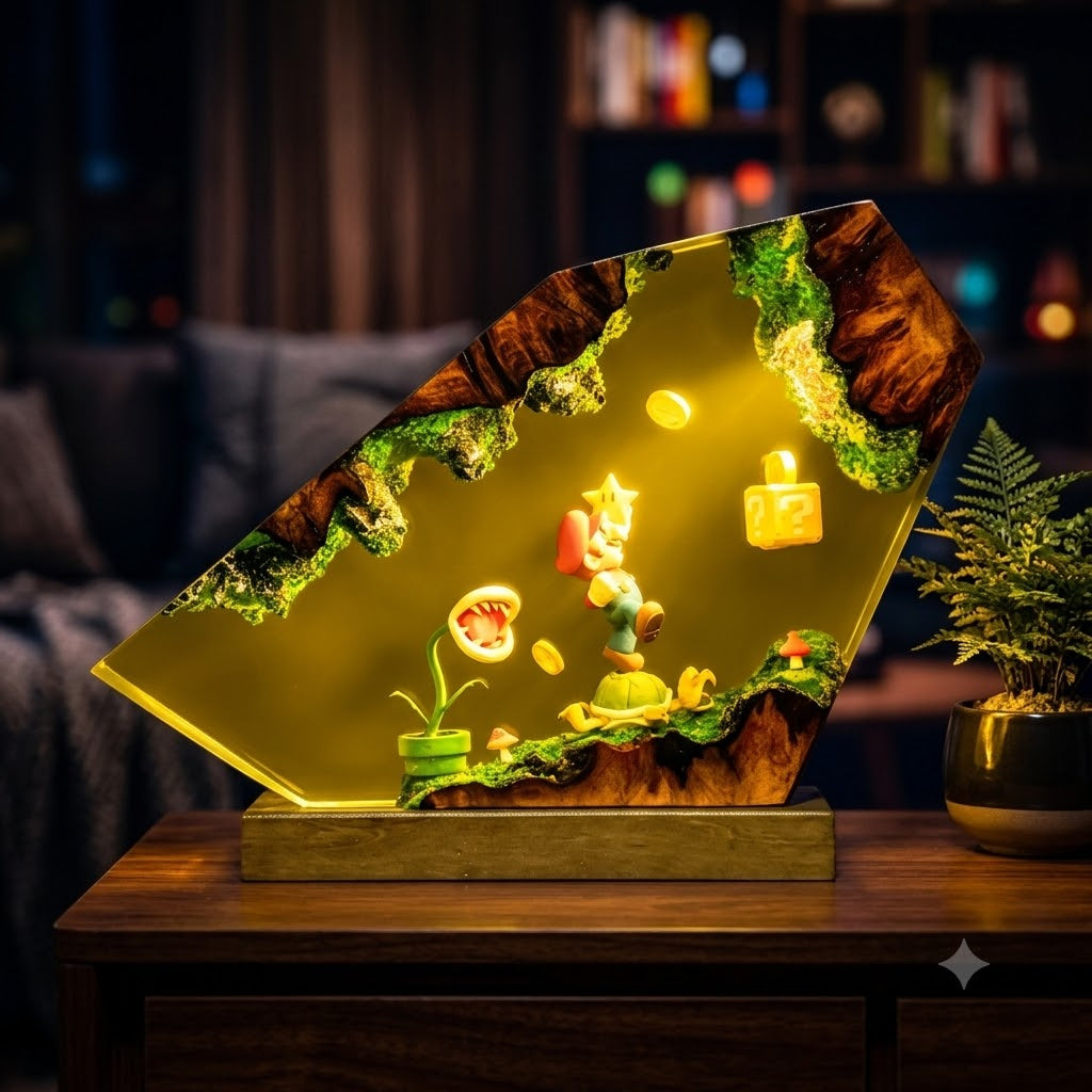 Lampe Duo Plombier et Plante Carnivore
