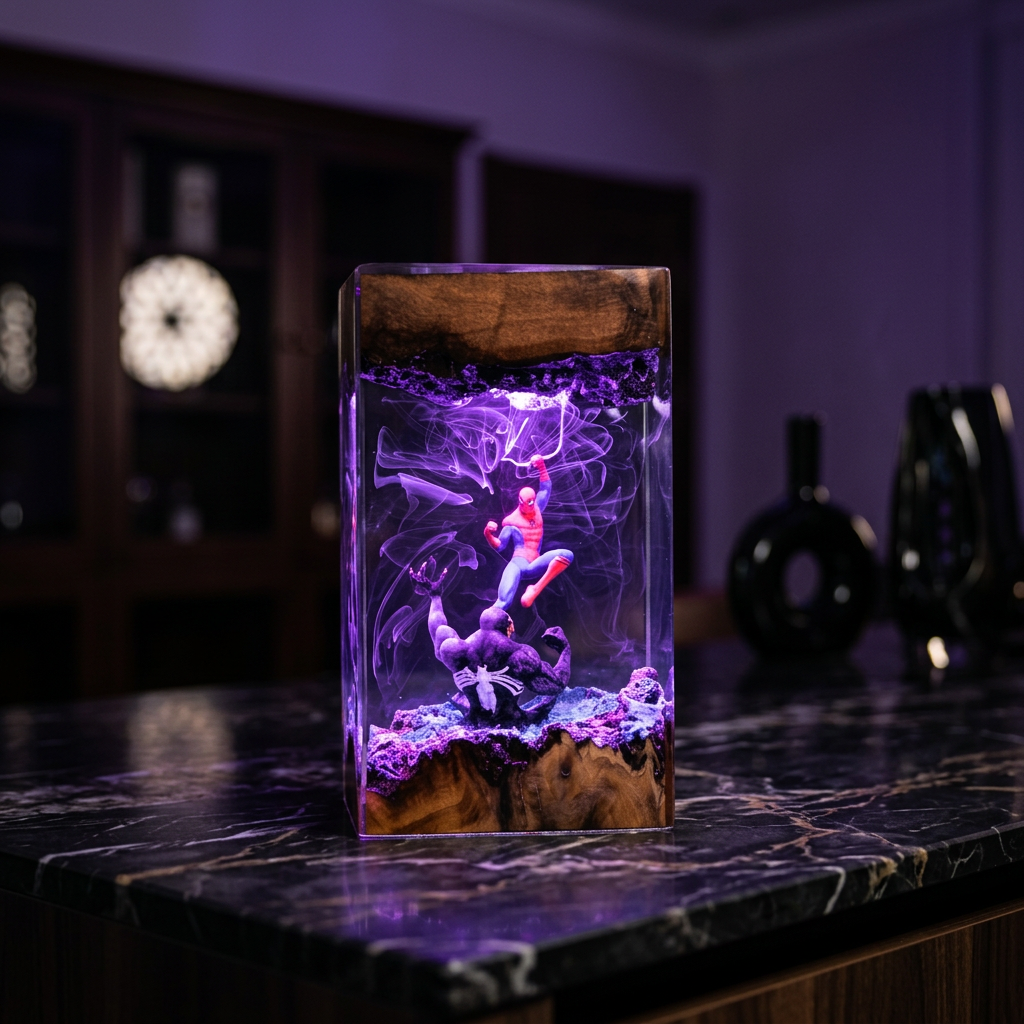 Lampe Duel d'Araignées
